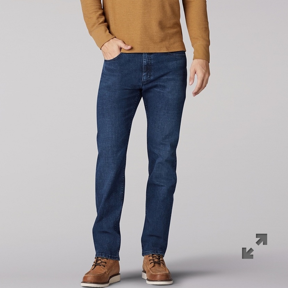 Lee Classic fit blue jeans 32/34 dark wash